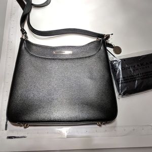 Donna Karan Black Leather Crossbody